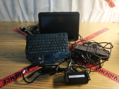 Havis Touchscreen Display #TSD101, iKey Keyboard, Kensington Remote Router and Wiring Harness