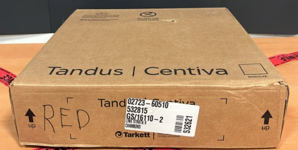 Box of 21 Tandus Red 18&rdquo;x18&rdquo; Crapet Tiles