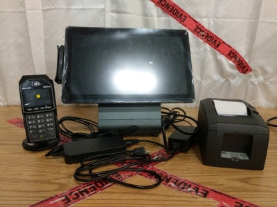Complete POS System- Elo Touchscreen, Ingenico Lane/3000, Star TSP650II Printer and AC Adapters