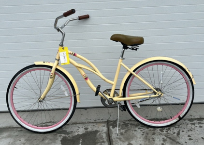 Unknown Brand Yellow Cruiser 26&rdquo; Bike