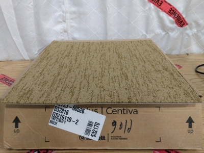 Tarkett Tandus Centiva 18x18 Gold Carpet Tile Whole Box