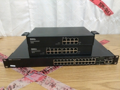 Dell PowerConnect Switches - 2816 (1) 2808 (1) 3524P (1)