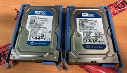 (2) WD3200AAKS Western Digital Hard Drives