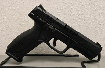 Ruger American 9mm Semi Automatic Pistol With Box, Extra Magazine And Accessories-- 860-98741