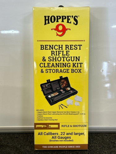 Hoppes Bench Rest Rifle and Shotgun Cleaning Kit/ Storage Box