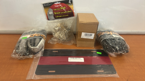 Pellet Stove Brush, Car Horn, Steering Wheel Covers, And More