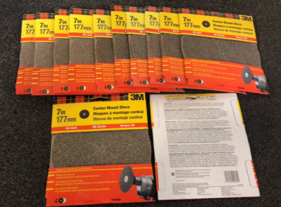 3M 7in. Center Mount Discs (11 Packs)
