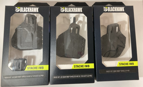Blackhawk Holsters -Prem Kit LB S&W M&P Shield 9/40 SL TLR-6/CT LG pro (2) & Base Kit 9/40 SL TLR-6/CT & Base Kit S&W M&P Shield 9/40