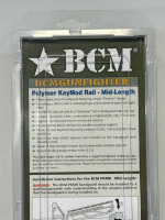 (2) Pro Mag (42 Rnd) AR-15/M16 Black Polymer and BCM Gunfighter Keymod Rail (Mid Length) - 6