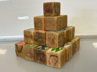 (30) Vintage ABC Blocks - 4