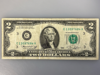 1976 2-Dollar Bill