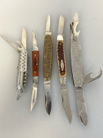 Winchester Pocket Knives and (2) Blue Lights - 3