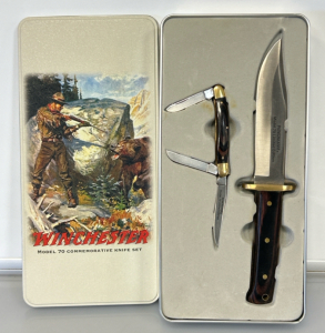 Winchester Model 70 Commemorative Knife Set