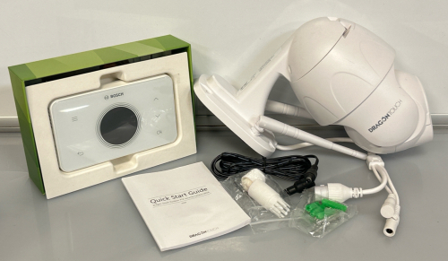 Bosch WiFi Thermostat and Dragon Touch OD10 Outdoor PTZ Security Camera