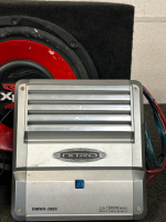 Speaker Box and (2) Stereo Amps - 3