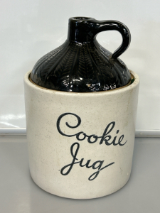 Vintage Crock Cookie Jug