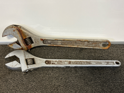 (2) Diamalloy 18" Heavy Duty Wrenches