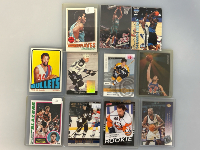 Collectible Basketball and Hockey Cards