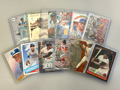 Collectible Baseball Cards: Alomar, Ken Griffey Jr, Marte, Mays and More Stars