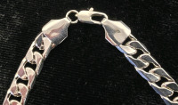 Silver Tone Link Bracelet - 2
