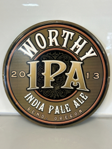 Metal India Pale Ale Sign