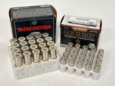 Box Of Winchester 44 REm Mag 250 Gr. And Gold Dot 9mm Luger 115 Gr.