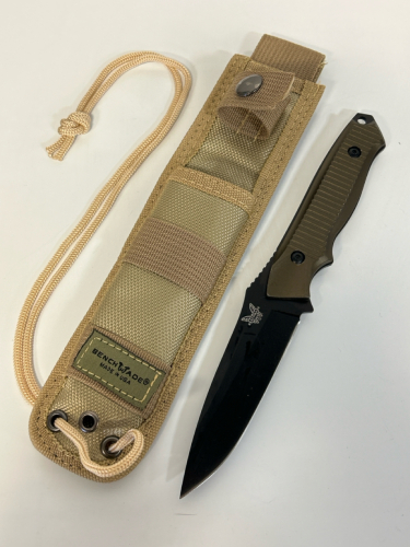 Benchmade Hunting Knife With Sheath