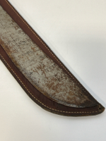 22" Bladed Machete With Leather Sheath - 2