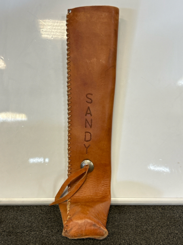 26" Overall Length Leather Scabbard