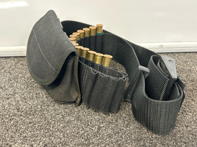 Ammo Belt With (14) Rnds of 410 Ga. Cartridges