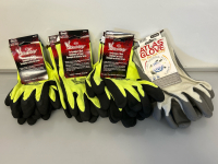 (6) Pairs Of Boss V2Flexi- Grip Gloves and (1) Pair of Atlas Gloves