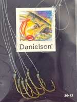 Strike King Rage Swimmer Soft Baits, and Box Of Danielson Baitholder Hooks Snelled (24 Pack) - 3