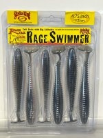 (6) Strike King Denny Brauer Structure Jigs, Rage Swimmers, Soft Bait California Craws, and Box Of Egg Sinkers (1 Oz) - 3