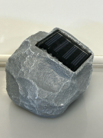 Pair Of Garden Depot LED Solar Powered Garden Rock Lights - 4