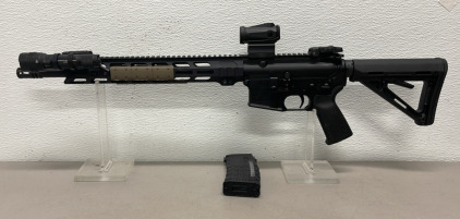 Aero Precision Custom X15 Model Multi-Caliber, Semi Automatic Rifle W/ Sig Sauer Romeo MSF Red Dot Site, Streamlight HLX Flashlight And Palmetto Soft Case
