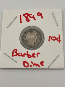 1899 Barber Dime