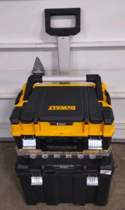 DeWALT DWST60404 Tstak Tower Portable Tool Box (Black/Yellow)