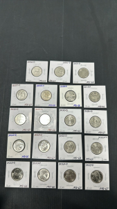 (19) U.S. Commemorative Quarter Collection - Graded MS-63 to MS-67 Condition (2000-2023)