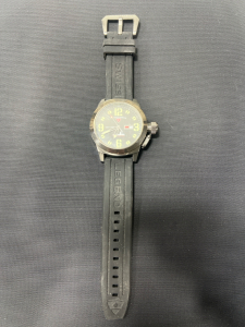 (1) Black Swiss Legend Watch