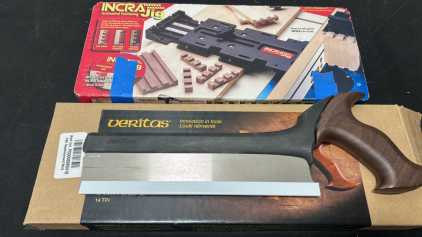 Standard Dovetail Saw, Incra Jig
