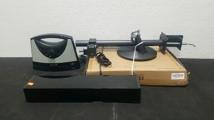 Larksound Sound Bar w/ Bluetooth, Serene TV Sound Box, Wali Monitor Stand, TV Stand
