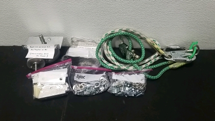 Boat Lift/Winch Kit (Trailer or RV) Buckingham Cord, Bolts and Washers, Shower Bottle Holder