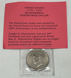 United States 1776-1976 Bicentennial Eisenhower Dollar