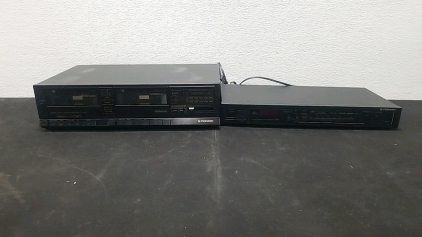 Pioneer Stereo Cassette Tape Deck, and FM/AM Digital Synthesizer Tuner