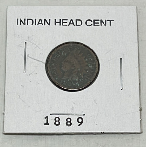 1889 Indian Head Penny (Carded)