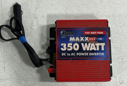 (1) Vector MAXX - SST - 350 WATT DC to AC Power Inverter