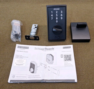 (1) Schlage Touch, Keyless Touchscreen Deadbolt Lock, BE375 CEN722