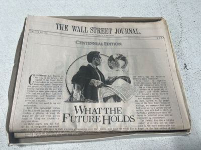 (2) Wall Street Journal 1989 100th Annual Issue