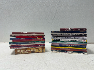 Assorted Books- Woodworking