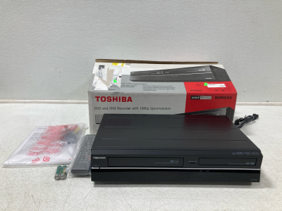 Toshiba DVD & VHS Recorder With 1080p Upconversion
